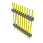 Conn Board Stacker HDR 10 POS 2.54mm Solder ST Top Entry Thru-Hole FLEX STACK Bulk