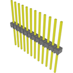 Conn Unshrouded Header HDR 12 POS 2.54mm Solder ST Top Entry Thru-Hole Bulk