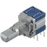 ALPS ALPINE CO., LTD-SRBM154002 Drehschalter Switch Rotary SP5T 5 Flatted Shaft PC Pins 0.1A 16VDC