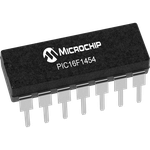 Microchip Technology-PIC16F1454-E/P Microcontrollers - MCUs MCU 8-bit PIC RISC 14KB Flash 3.3V/5V 14-Pin PDIP Tube