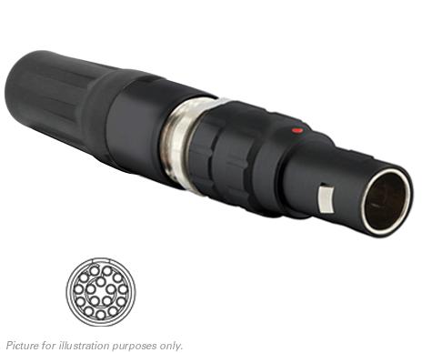 SOURIAU-JBXFH2G16FSSDSMR 圆形连接器 Push-Pull Coupling Mechanism