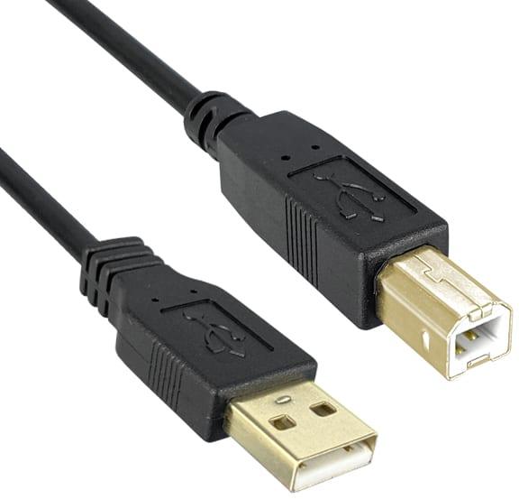 Qualtek Electronics-3021025-16 Cable Assembly USB Cable Assembly USB 4.88m USB 2.0 Type A to USB 2.0 Type B 4 to 4 POS M-M 20AWG/26AWG