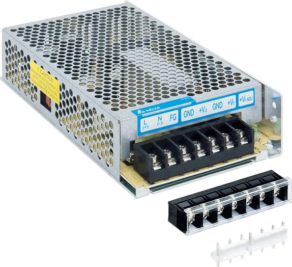 Delta Electronics-PMT-D1V100W1AA Suministro de energía de AC a CC AC/DC Power Supply Dual-OUT 12V/5V 7A/3A 99W 7-Pin Carton
