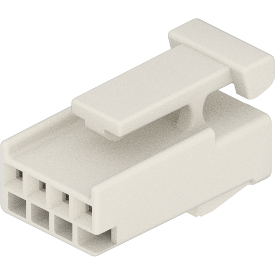 Delphi-12040904 Einzeladersteckverbinder, Gehäuse Conn Housing F 4 POS Crimp ST Cable Mount Natural