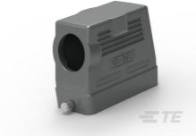 TE Connectivity-T1330160125-000 Backshells 90° 6 Shell Size Powder Die Cast Aluminum