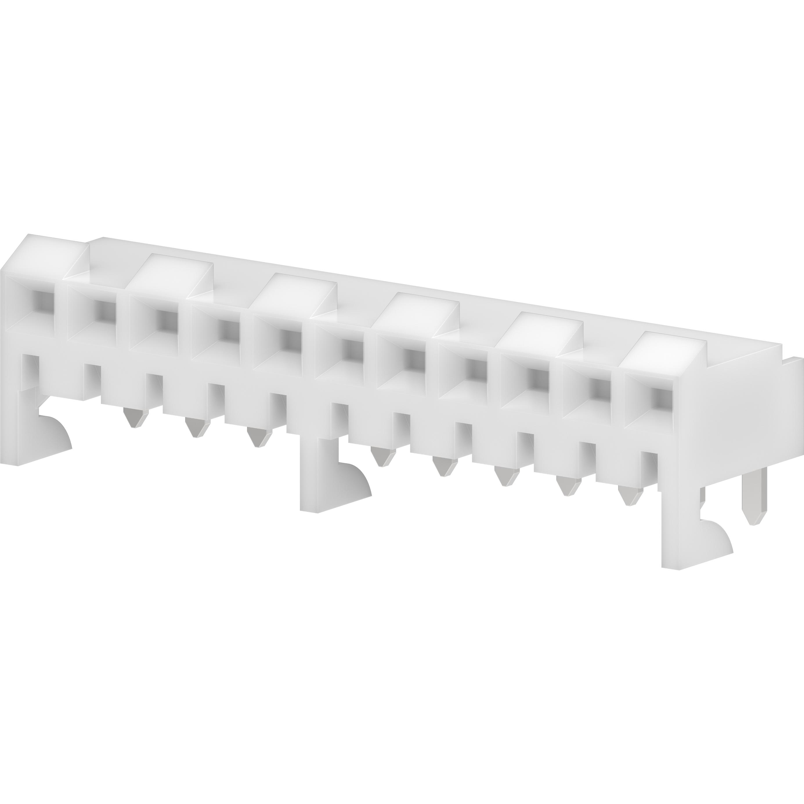 Molex-09483115 Steckverbinderleisten und Leiterplattenbuchsen Conn Socket Strip RCP 11Power POS 3.96mm Solder RA Side Entry Thru-Hole KK 396 Tray