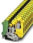 PHOENIX CONTACT-UK 10-TWIN-PE Steckverbinder, Klemmenblöcke Conn Ground Modular Terminal Block F 3 POS Screw ST G DIN Rail/T DIN Rail 76A