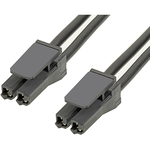 Molex-2160101022 Cable Assembly AC Power Cable Assembly AC Power 0.3m Wire to Board to Wire to Board 2 to 2 POS F-F Crimp 10AWG