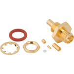 Conn SMA 0Hz to 6GHz 50Ohm Crimp ST Cable Mount F Gold Bag
