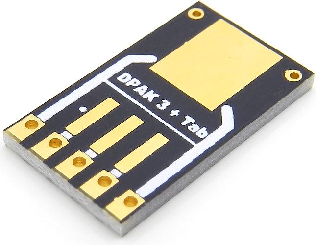 IC Breakout, LLC-ICB00180 Entwicklungssätze und Werkzeuge DPAK 3 + Tab Breakout Board