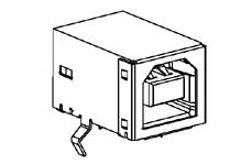 Molex-67068-8100 Connector USB Conn USB 2.0 Type B RCP 4 POS 2.5mm Solder RA Thru-Hole 4 Terminal 1 Port Tube