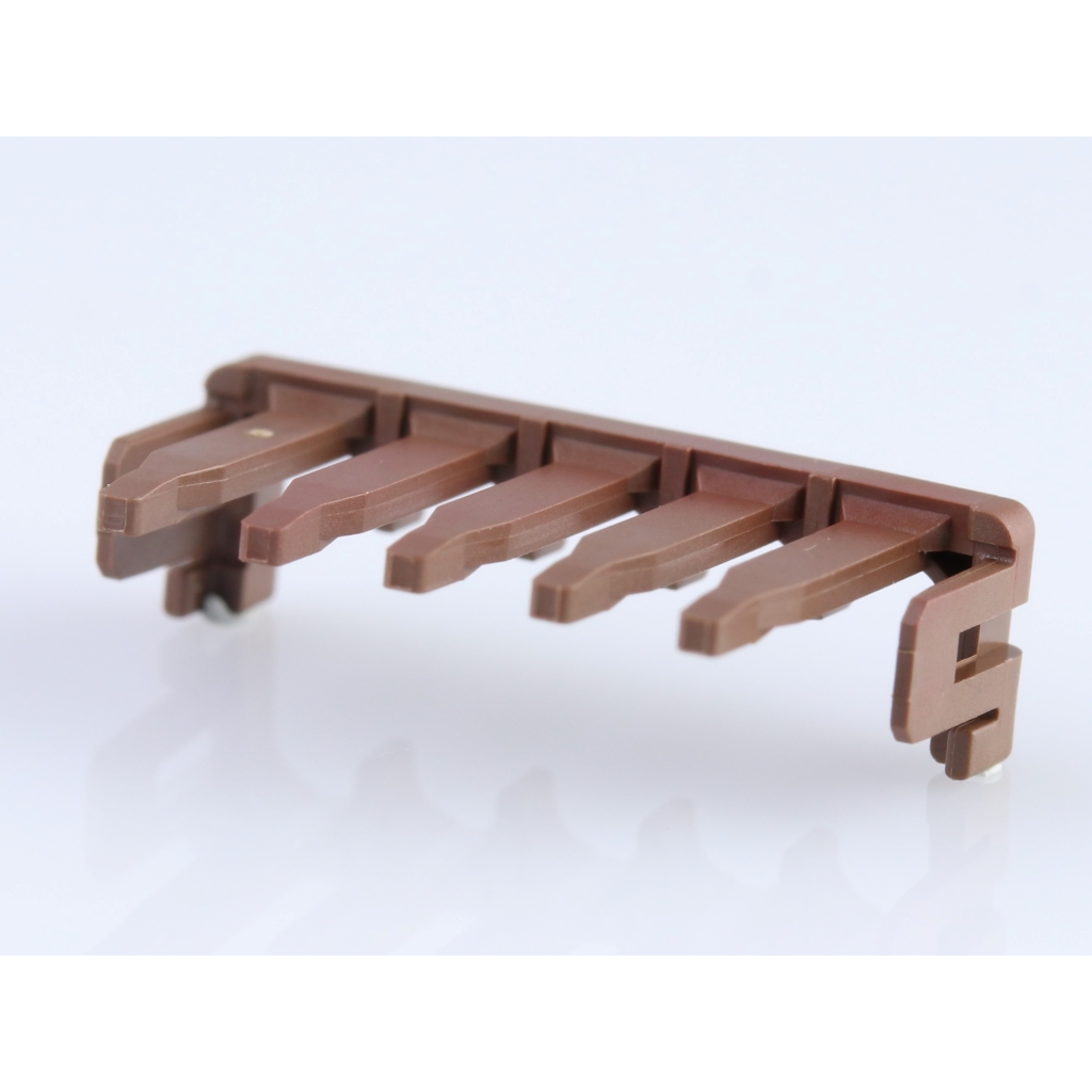 Molex-5046950507 连接器配件 Connector Accessories Retainer Straight Glass Filled Polybutylene Terephthalate Brown Bag