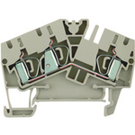 Conn Feed-Through Terminal Block 3 POS Tension Clamp T DIN Rail