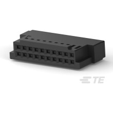 TE Connectivity-88179-5 Einzeladersteckverbinder, Gehäuse Conn Housing RCP 20 POS 2.54mm Crimp ST Cable Mount Black Package