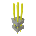 Conn Board Stacker HDR 4 POS 2.54mm Solder ST Top Entry Thru-Hole Bulk