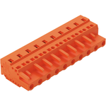 Conn Terminal Block F 10 POS 7.62mm Spring Clamp Cable Mount 15A Box