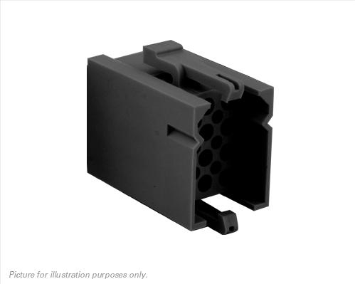 SOURIAU-SMS15P1 Steckverbinder, rechteckig Conn Rectangular F 15 POS 5.08mm Crimp ST Panel Mount