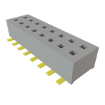 Conn Socket Strip SKT 16 POS 1.27mm Solder ST Top Entry SMD TIGER CLAW™ Tube