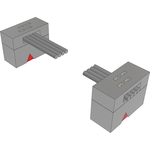 Cable Assembly 0.1m 30AWG 1.27mm 4 to 4 POS IDC Connector to IDC Connector F-F TIGER EYE™ Bulk