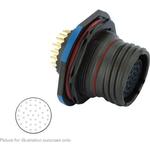 Conn Circular SKT 37 POS Solder ST Jam Nut 37 Terminal 1 Port