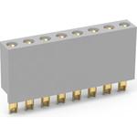 STRAIGHT PLATED THROUGH-HOLE PCB CONNECTOR 1 ROW
