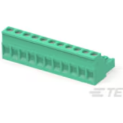 TE Connectivity-1-796634-1 连接器接线板 Conn Eurostyle Block F 11 POS 5.08mm Screw RA Cable Mount 15A/Contact