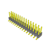 Conn Unshrouded Header HDR 30 POS 2.54mm Solder ST Top Entry SMD Tube