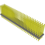 Conn Unshrouded Header HDR 120 POS 2mm Solder ST Top Entry Thru-Hole Bulk