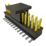 Conn Unshrouded Header HDR 26 POS 1.27mm Solder ST Top Entry SMD TIGER CLAW™ T/R