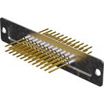 Bolt in EMI Filter Plate,Standard Density, 2x12, Straight, 100 pF C,65.02mm Plate Length