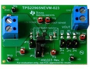 Texas Instruments-TPS22965NEVM-023 Energiemanagement, Entwicklungsplatinen und -kits TPS22965N Power Switch Evaluation Board
