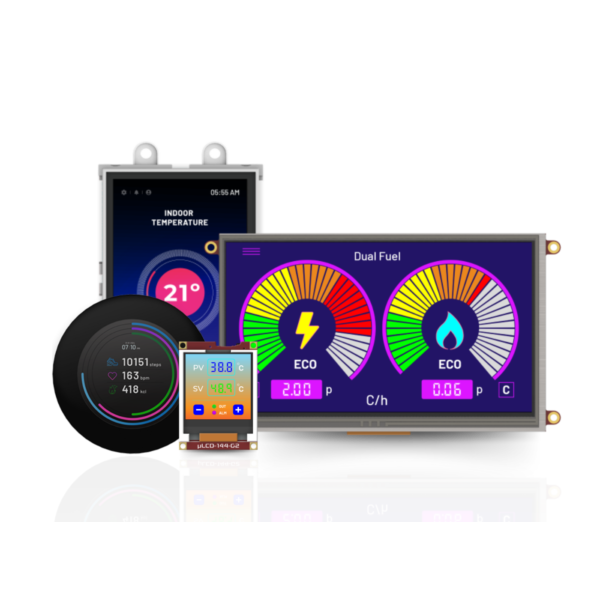 4D Systems-ULCD-104D TFT-Module 10.4in TFT 1024x100Pixels SPI 950cd/m2 LED Backlight -10°C to 60°C