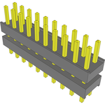 Conn Board Stacker HDR 20 POS 2.54mm Solder ST Top Entry Thru-Hole Bulk