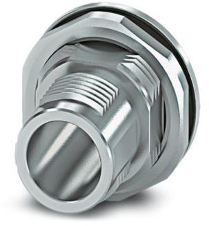 PHOENIX CONTACT-SACC-BP-M-M12/M15-6-THR SCO Steckverbinderzubehör Connector Accessories Housing Screw Connection Straight Gadolinium Zinc Gray Nickel