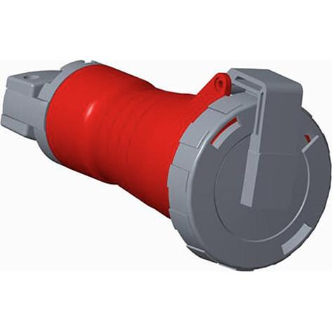 Amphenol-2CMA100620R1000 Potencia del conector Conn Inlet PL 5 POS Screw ST Panel Mount 5 Terminal 1 Port