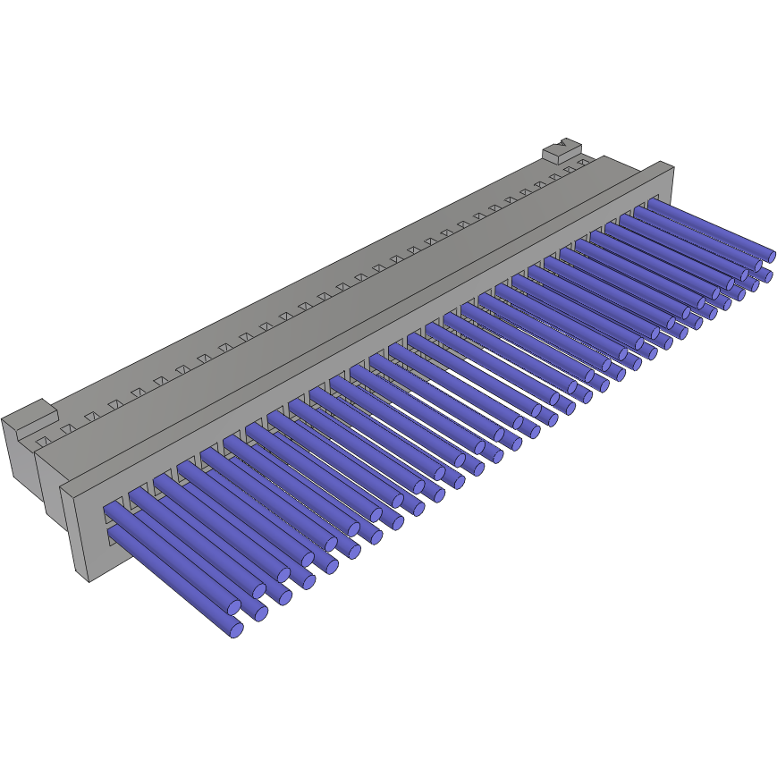 Samtec-S2SD-30-24C-L-40.00-S Cable Assembly Other Cable Assembly Discrete Wire 1.016m 24AWG Socket Strip 60 POS SKT Crimp TIGER EYE™ Layer