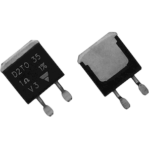 Vishay-D2TO035C5R000FRE3 Widerstand, fest, Oberflächenmontage, einzeln Res Thick Film 5 Ohm 1% 35W ±150ppm/°C TO-263 Gull Wing SMD T/R Automotive AEC-Q200