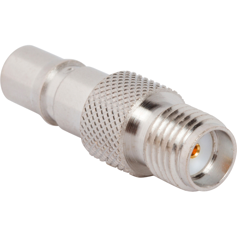 Amphenol RF-242262 Raccordement FR Conn QMA-SMA Adapter 0Hz to 18GHz 50Ohm ST RCP/RCP Gold