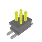 Conn Unshrouded Header HDR 150 POS 1mm Solder ST Top Entry SMD Tube