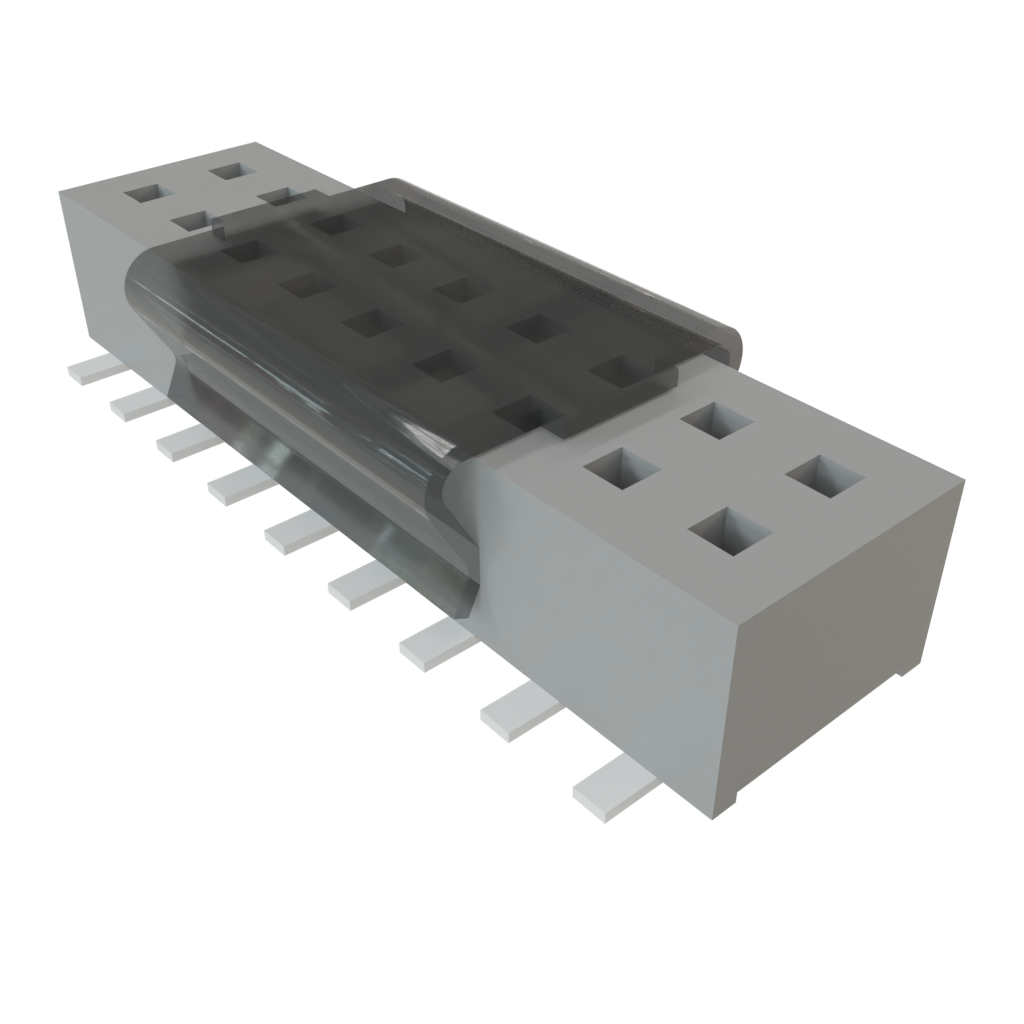 Samtec-CLP-109-02-L-D-P-TR Connector Headers and PCB Receptacles Conn Socket Strip SKT 18 POS 1.27mm Solder ST Top Entry SMD TIGER CLAW™ T/R