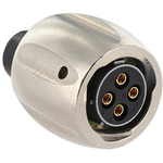 Eaton-UT0X6104P Steckverbinder, rund Conn Circular PIN 4 POS Crimp/Screw ST Cable Mount 4 Terminal 1 Port