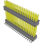 Conn Board Stacker HDR 40 POS 1.27mm Solder ST Top Entry SMD FLEX STACK™ Tube