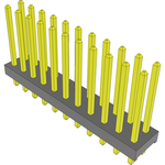 Conn Unshrouded Header HDR 22 POS 2mm Solder ST Top Entry Thru-Hole Bulk