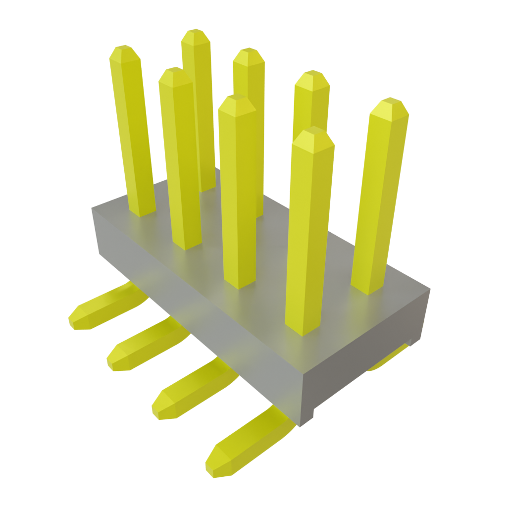 Samtec-TMM-104-06-G-D-SM Steckverbinderleisten und Leiterplattenbuchsen Conn Unshrouded Header HDR 8 POS 2mm Solder ST Top Entry SMD Tube