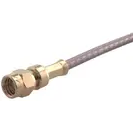 HUBER+SUHNER-11_SMC-50-2-10/133_NE RF-Steckverbinder Conn SMC 0Hz to 10GHz 50Ohm Crimp ST Cable Mount PL Gold Over Nickel Single