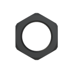 Cable Accessories Hexagonal Lock Nut Polyamide 6 Black