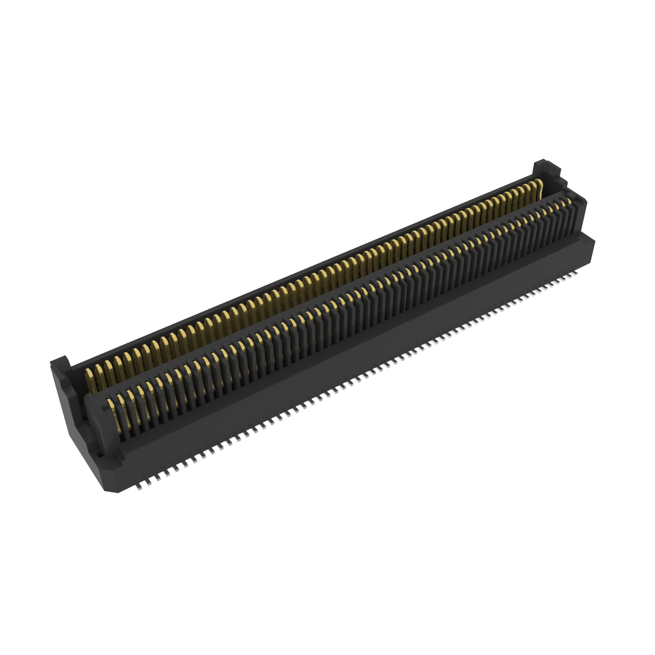 Amphenol Communications Solutions-10106814-061002LF Connector Headers and PCB Receptacles 0.5 mm Pitch Hermaphroditic Mezzanine Connector, 60 positions, Short length, Half of mated height equals 2 mm