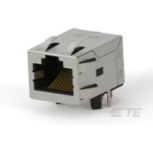 TE Connectivity-2-2301994-8 Steckverbinder, Telefon und Telekommunikation RJ45 Jack INT Mag 1G 1x1
