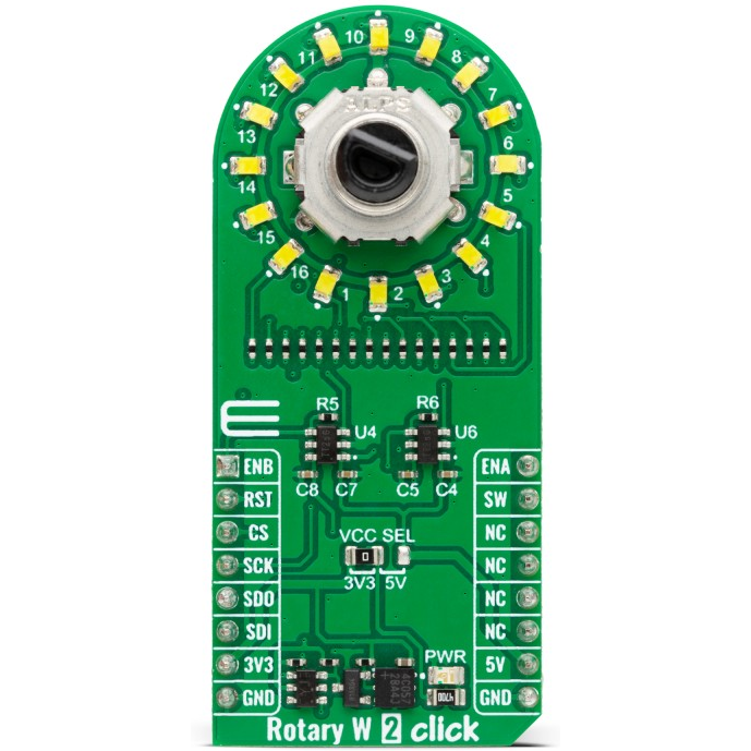 MikroElektronika-MIKROE-5892 开发套件和工具 TLC5925 LED Driver Click Board