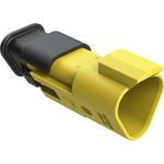 Conn Housing RCP 3 POS Crimp ST Cable Mount Yellow